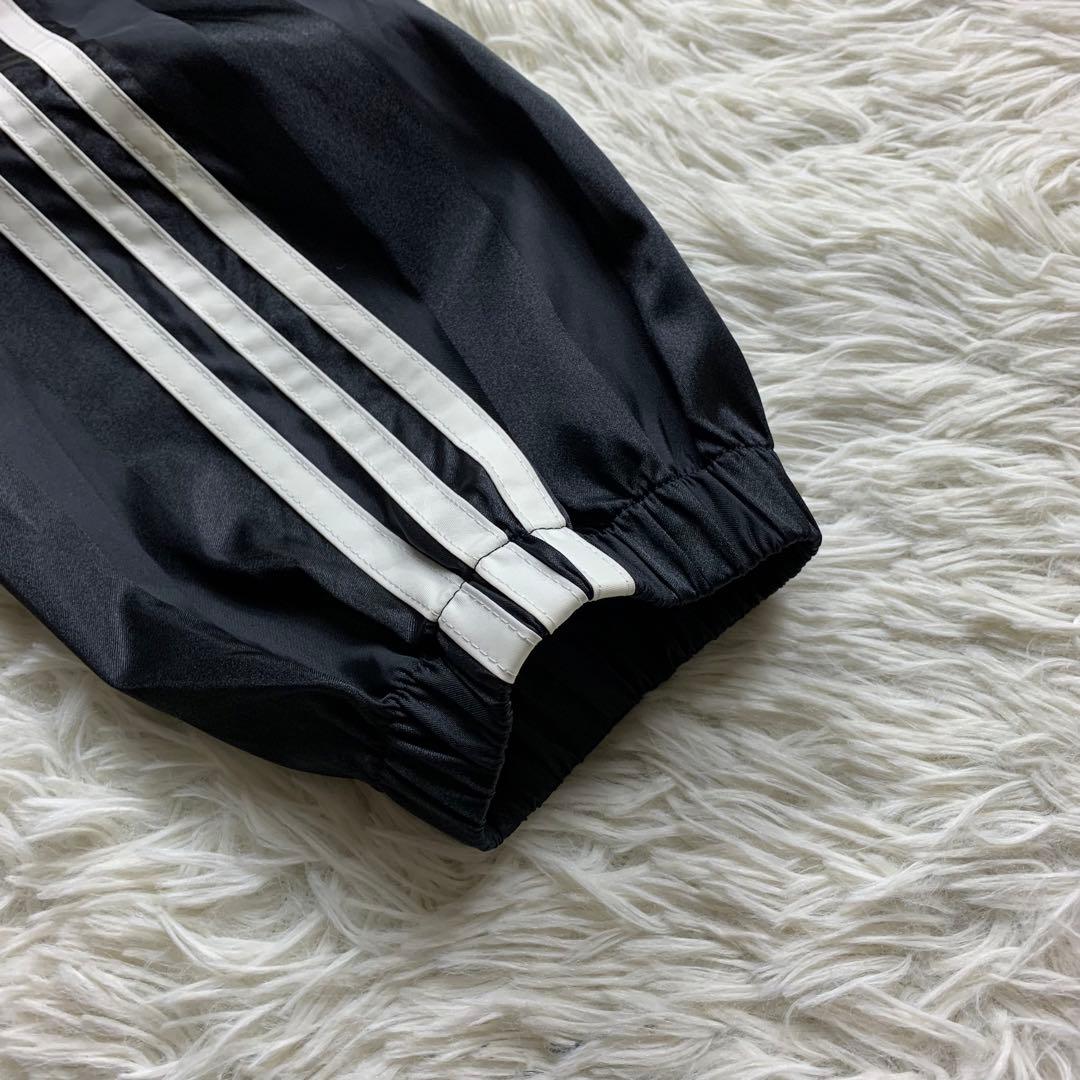 極美品■adidas スポーツウェア　セットアップ　ビッグロゴ　黒　Oサイズ