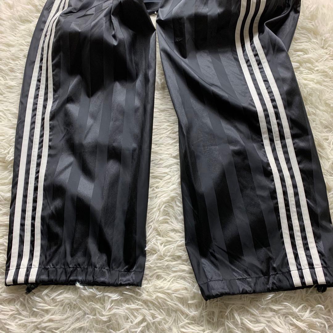 極美品■adidas スポーツウェア　セットアップ　ビッグロゴ　黒　Oサイズ