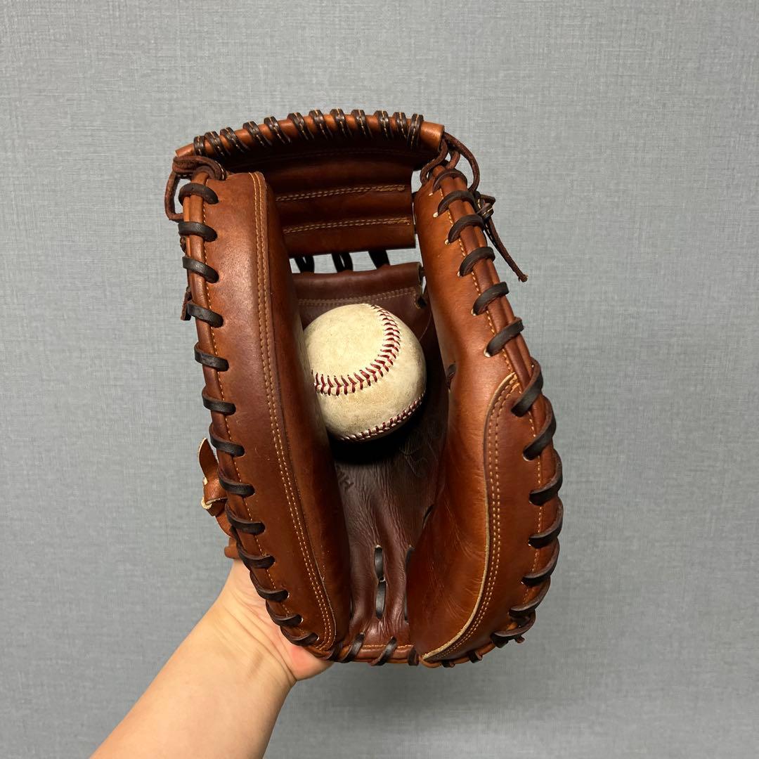 1356 ジュンケイ 和牛 型抜群 美品 キャッチャーミット
