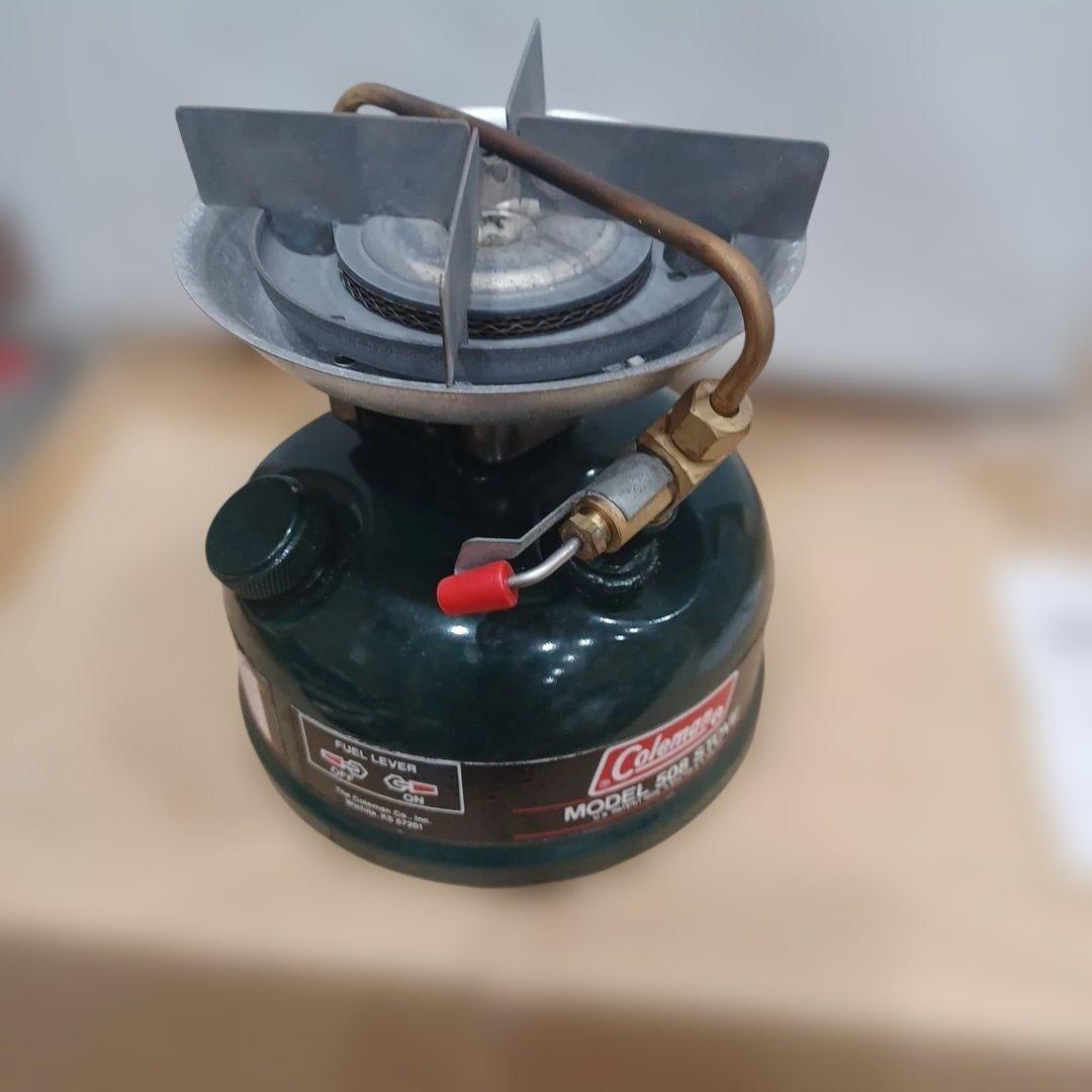 Coleman 508 シングルバーナーストーブ ケース付き k323-08