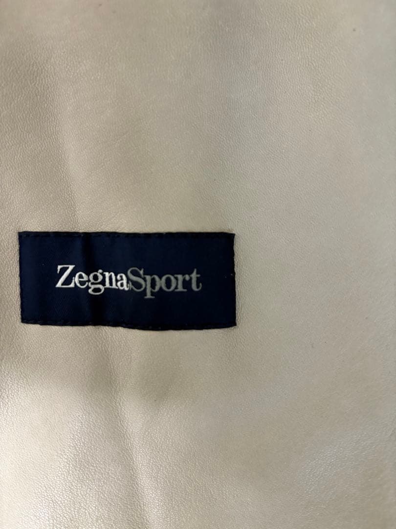 【Zegna Sport】ゼニアスポーツ スエードジャケット L ベージュ