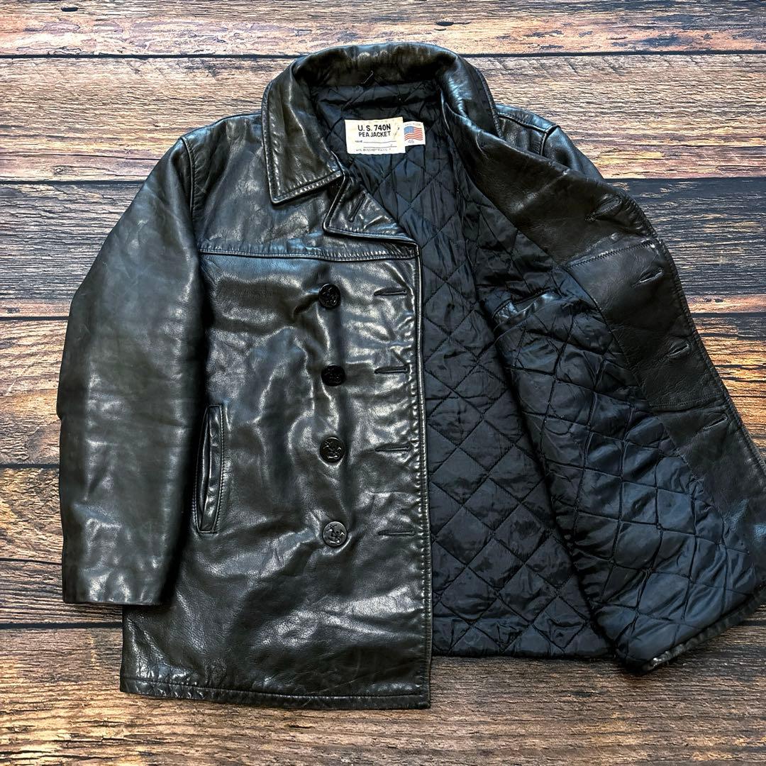 ジャケット・アウター Schott / 740N BIG SIZE leather P coat