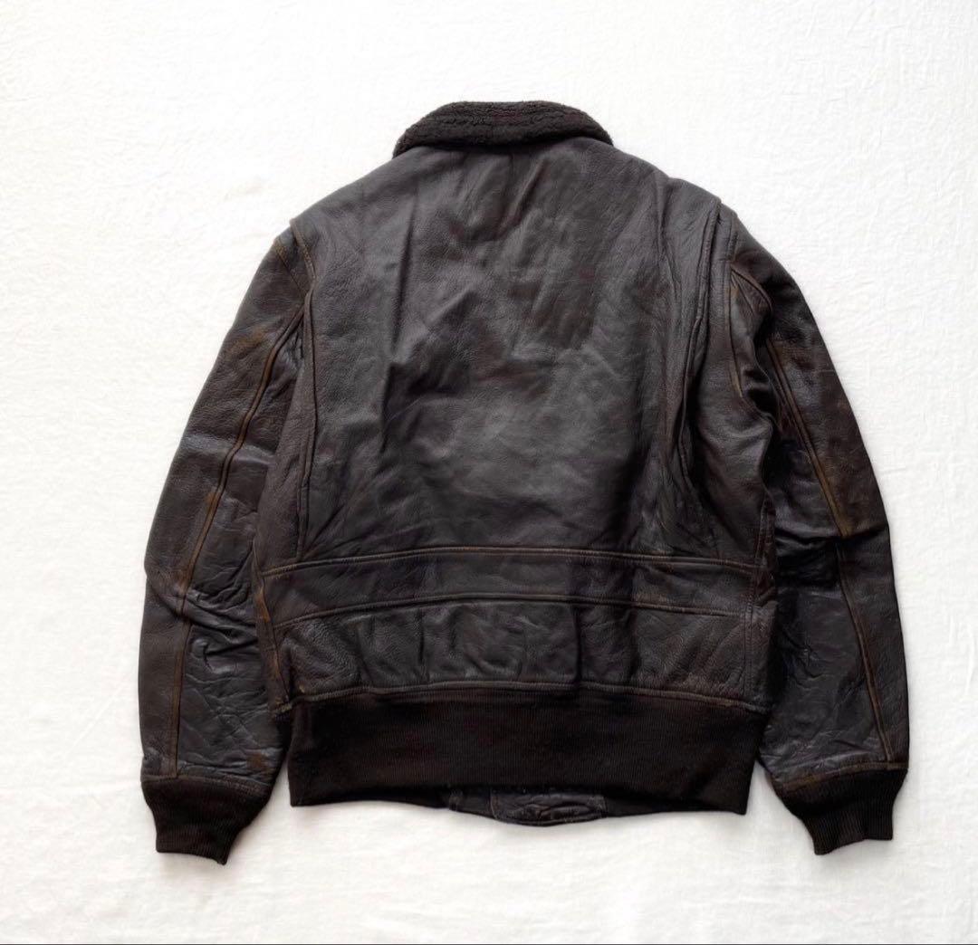 70s 米軍 USN G-1 フライトジャッケット 42〜44相当