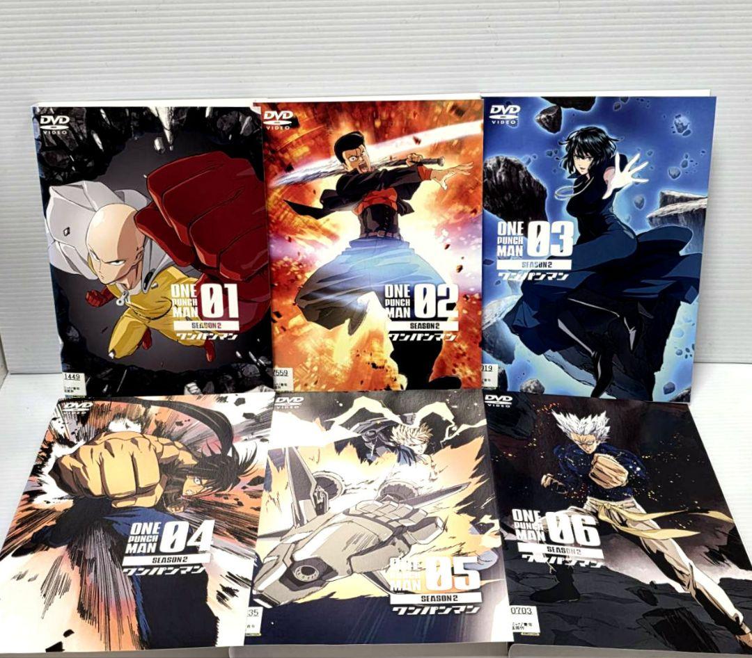 ワンパンマン　シーズン1 + シーズン2 レンタルDVD 全巻セット　アニメ