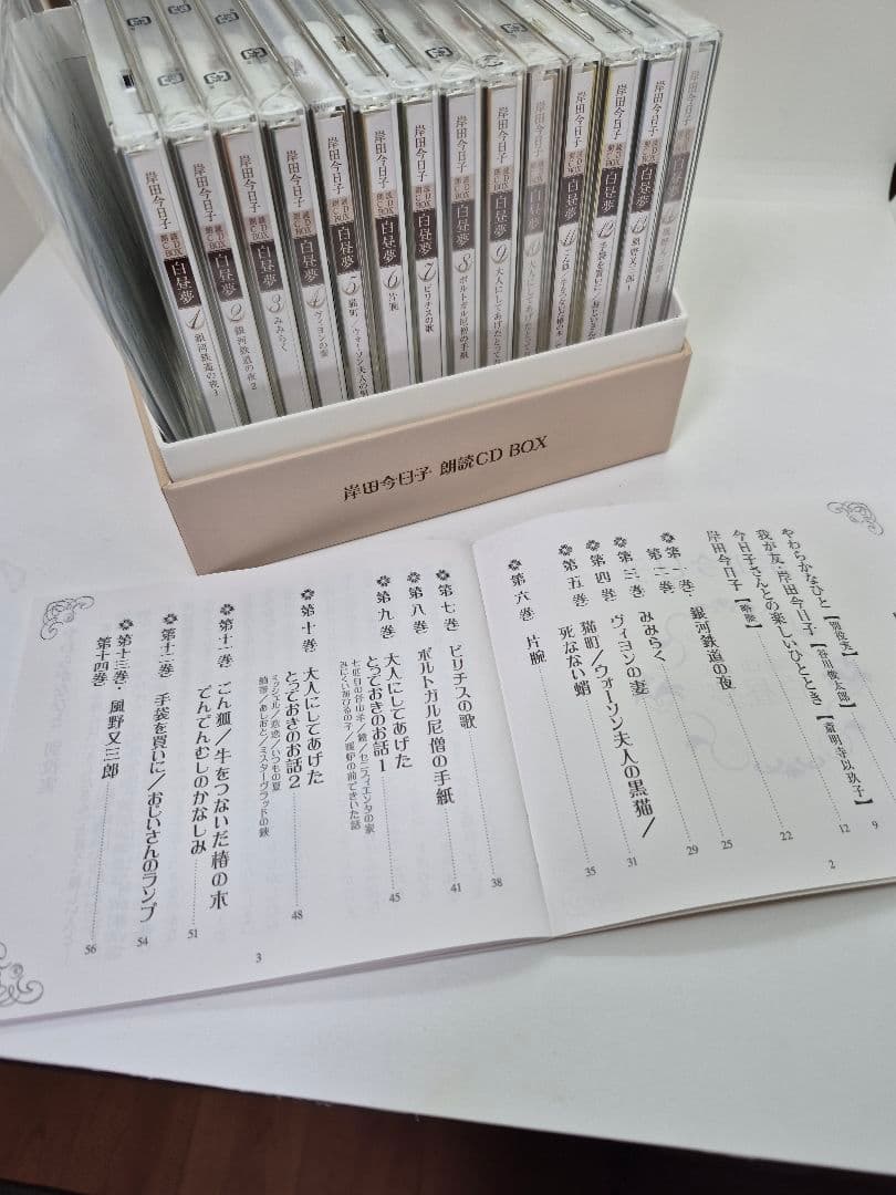 岸田今日子 白昼夢　朗読CD BOX 全14枚