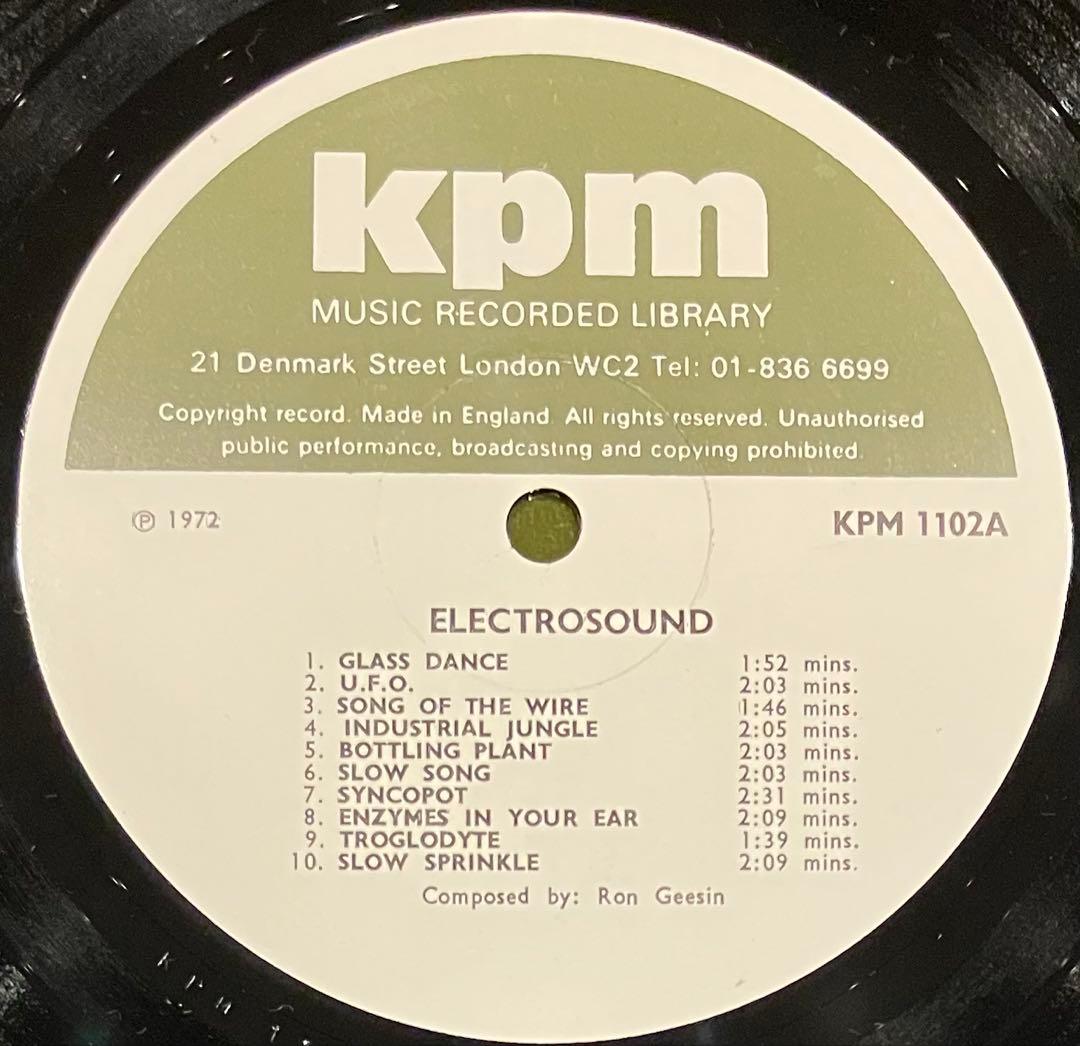 Ron Geesin - Electrosound エクスペリメンタル