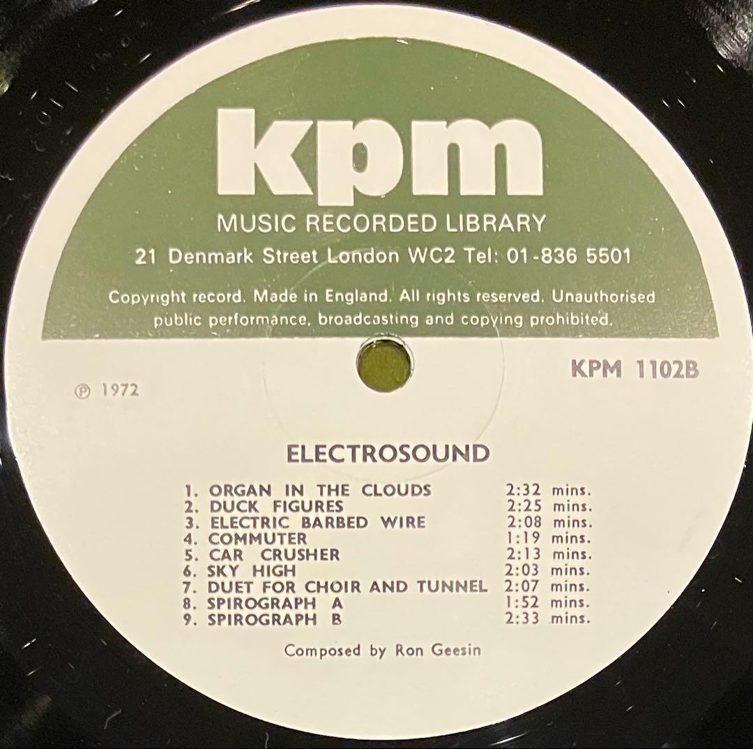 Ron Geesin - Electrosound エクスペリメンタル