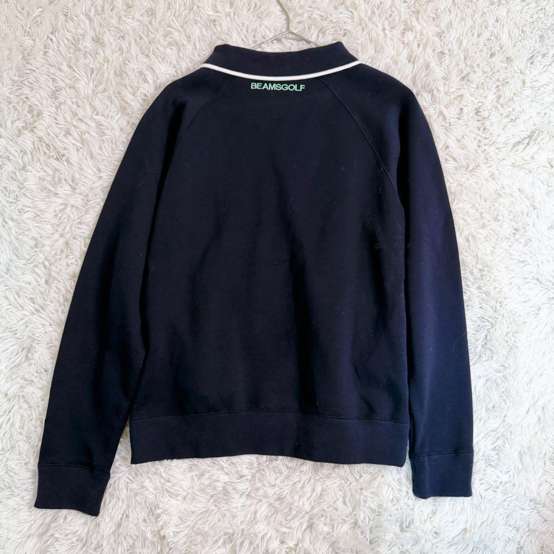美品 BEAMS GOLF スウェットトレーナー 日本製 プルオーバー ロゴ刺繍