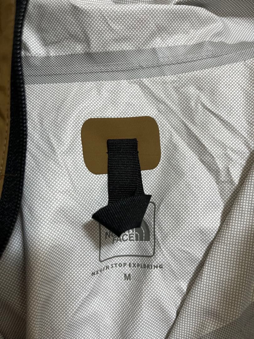 【未使用品】ノースフェイス アクセスポンチョ M キャメル ベージュ 雨具