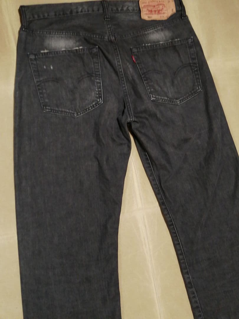 w*u様 00's Levi's 501 W33L32 先染めブラック フィリピ