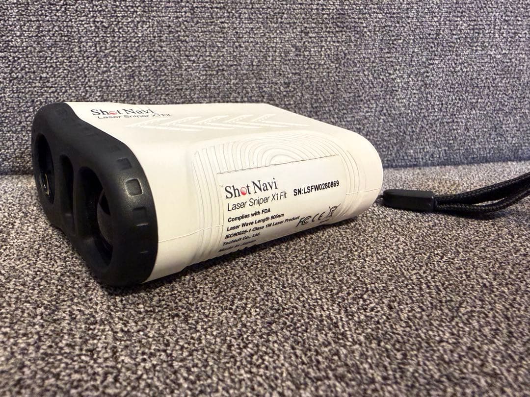 Shot Navi Laser Sniper X1Fit ゴルフ用距離計とケース