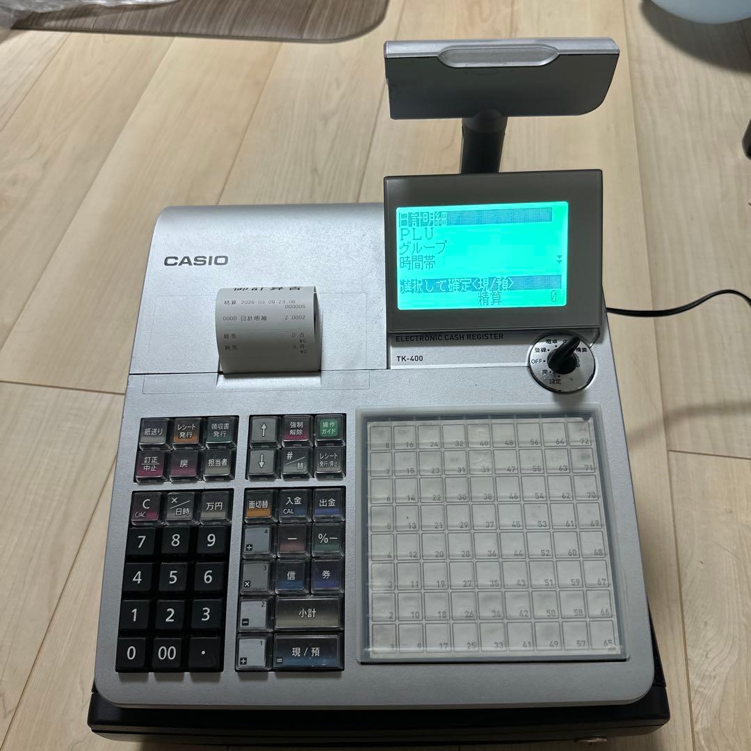 CASIO TK-400SR 電子レジスター