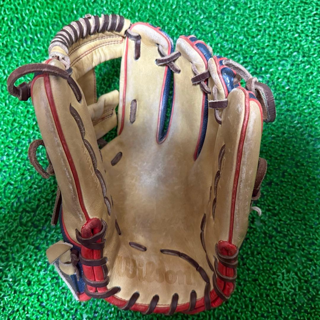 Wilson 軟式グローブ ベージュ/ネイビー