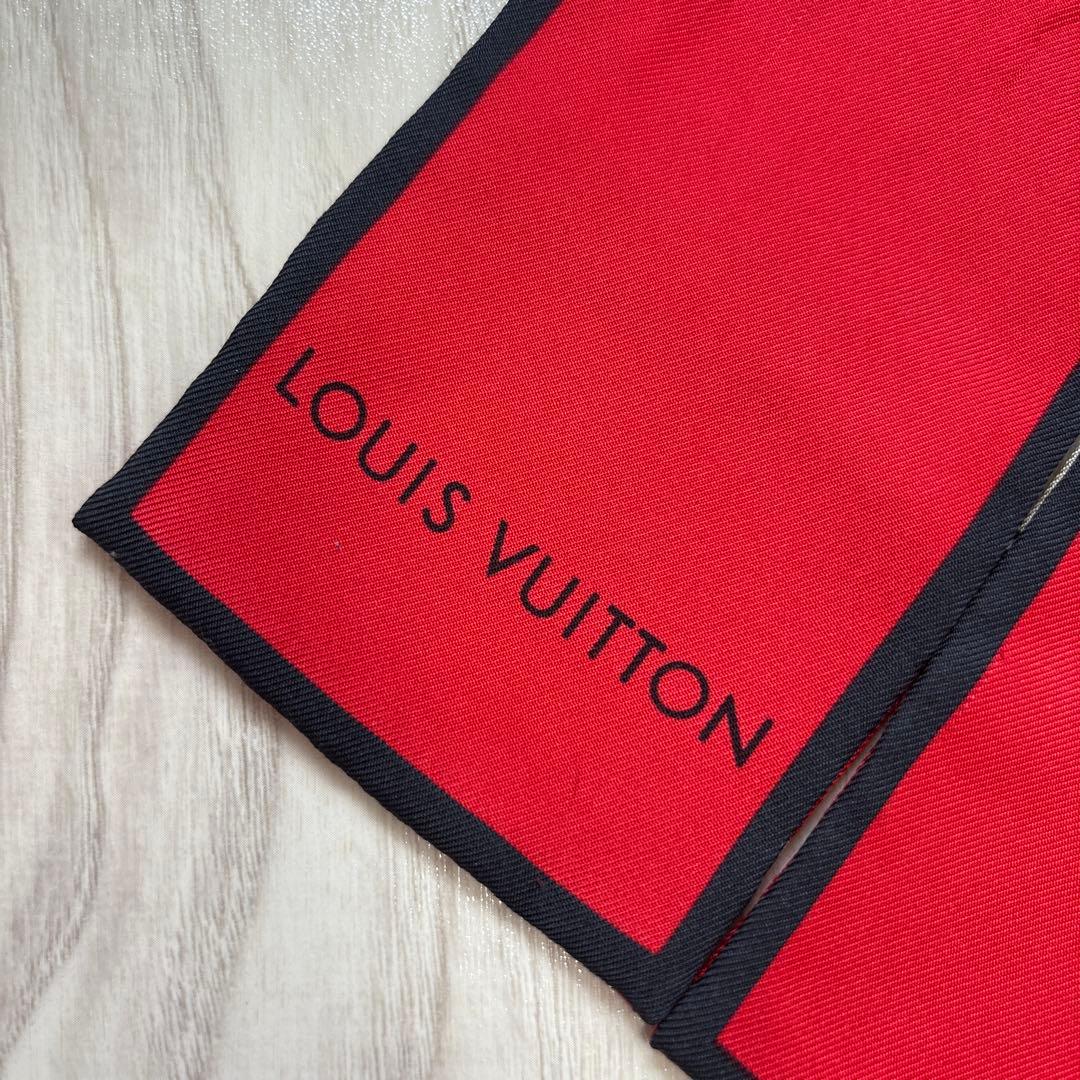 LOUIS VUITTON ルイヴィトン トラベルバッグ柄 バンドー スカーフ