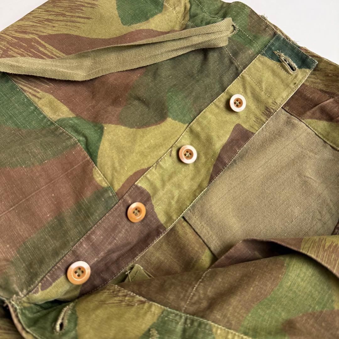 名作 50s Belgium Army ブラッシュストロークカモオーバーパンツ