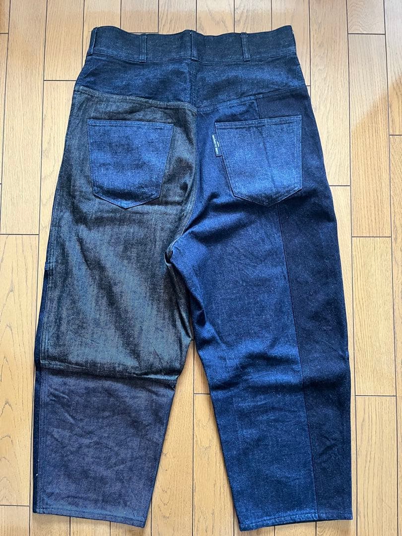 COMME des GARÇONS Homme パッチワークデニムパンツ XS