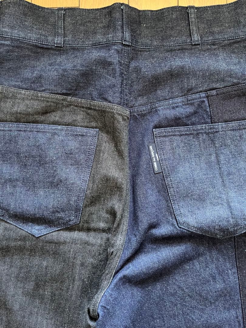 COMME des GARÇONS Homme パッチワークデニムパンツ XS