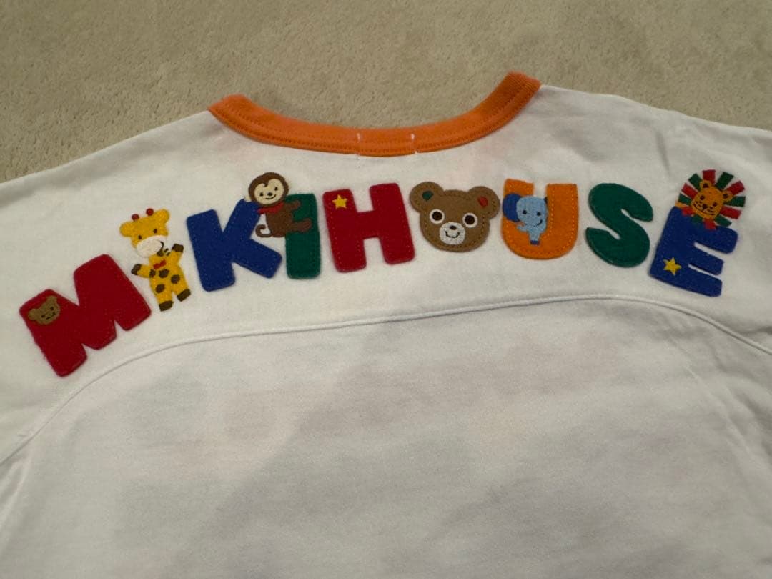 出品8月末までMIKIHOUSE カラフル立体Tシャツ 男の子90