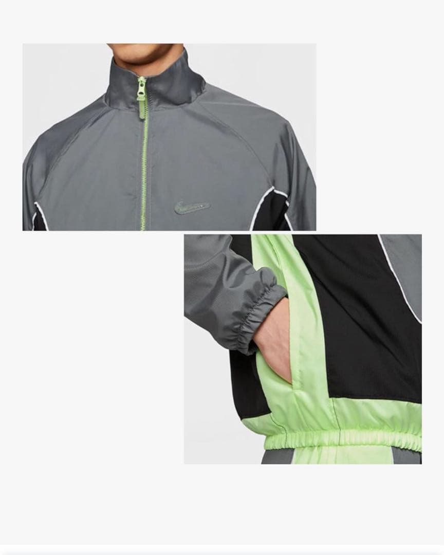 NIKE 多様なシチュエーションで映えるウォームアップジャケット新品同様下札付