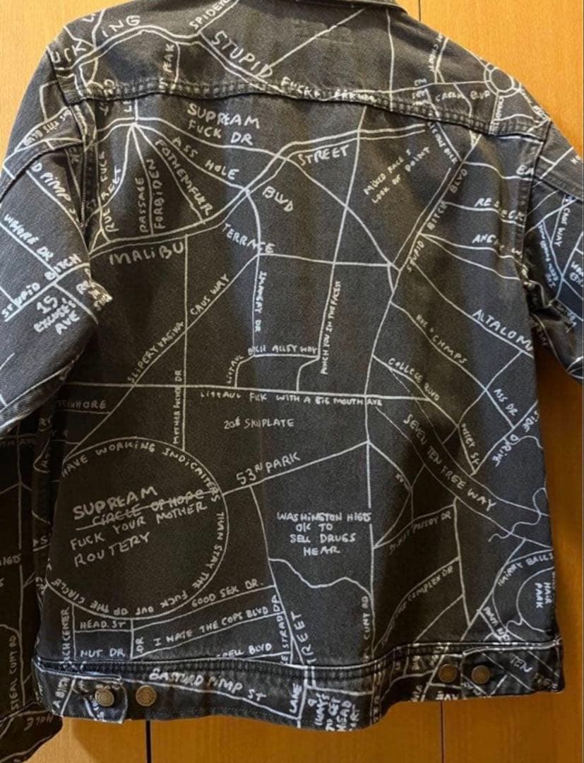 ジャケット・アウター Supreme Gonz Map Work Jacket