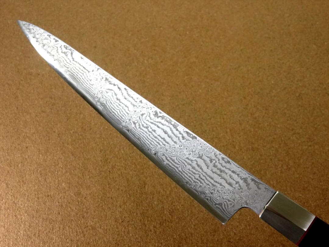 関の刃物 筋引包丁 240mm 三昧 ハイブリッド スプラッシュ ダマスカス