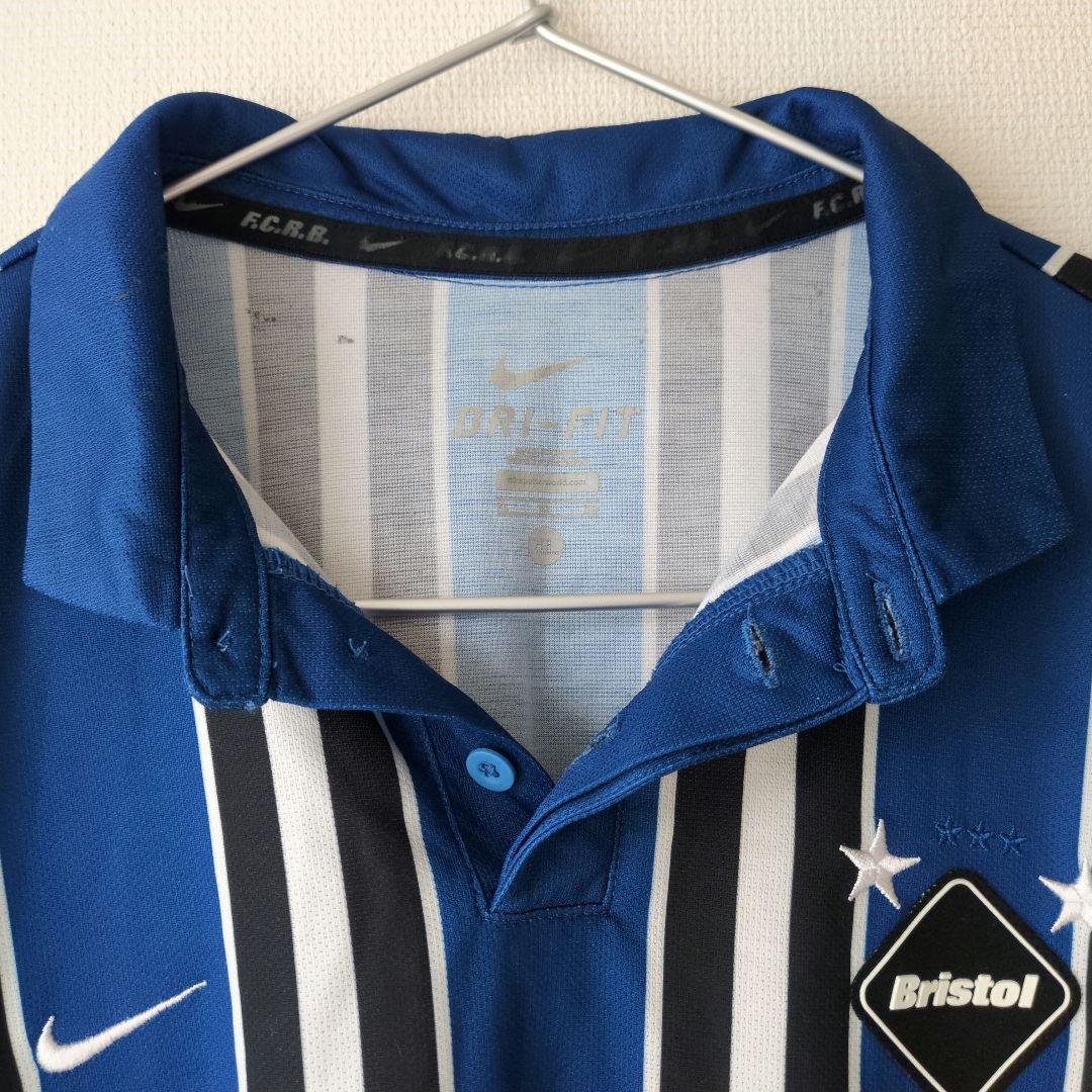 F.C.Real Bristol 長袖 ゲームシャツ XL ストライプ サッカー