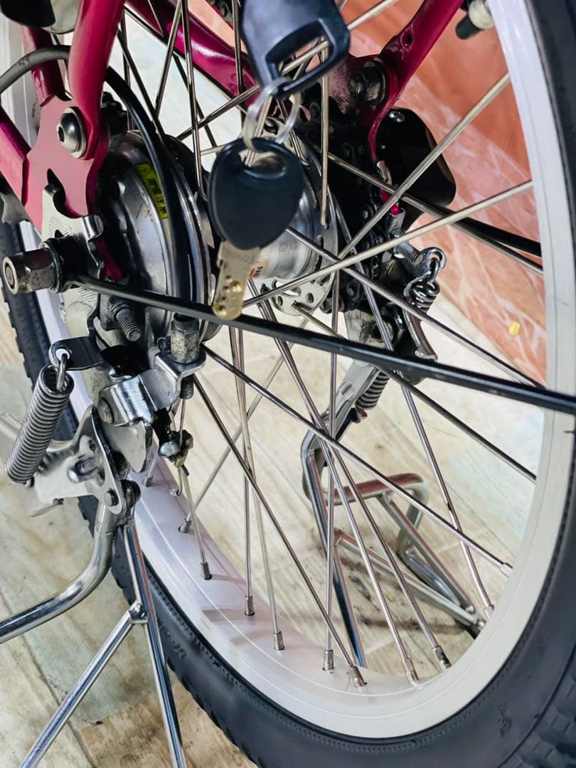 パナソニックギュット⭐️ピンク系！子供乗せ電動アシスト自転車Y1813