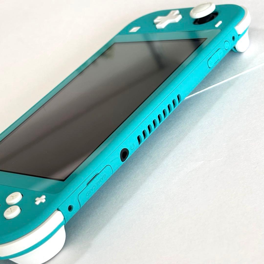 ニンテンドー　スイッチ　ライト　どうぶつの森　限定デザイン　ターコイズカラー