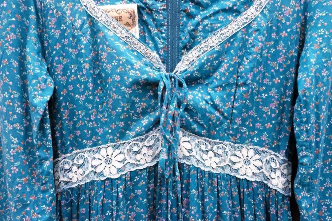 70s vintage GUNNE SAX 小花柄　ワンピース