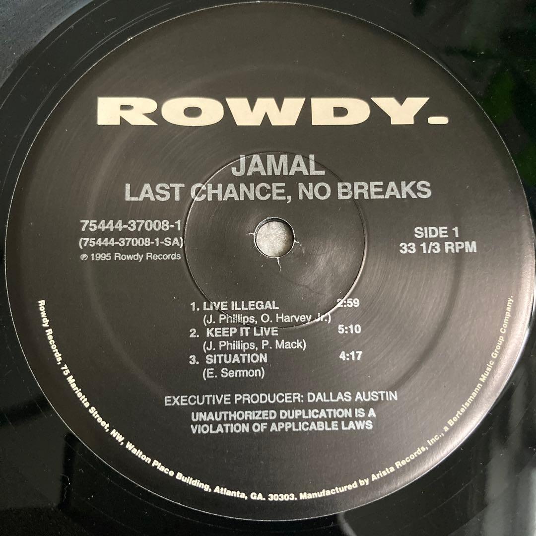 JAMAL LAST CHANCE 2LP USオリジナルREDMAN