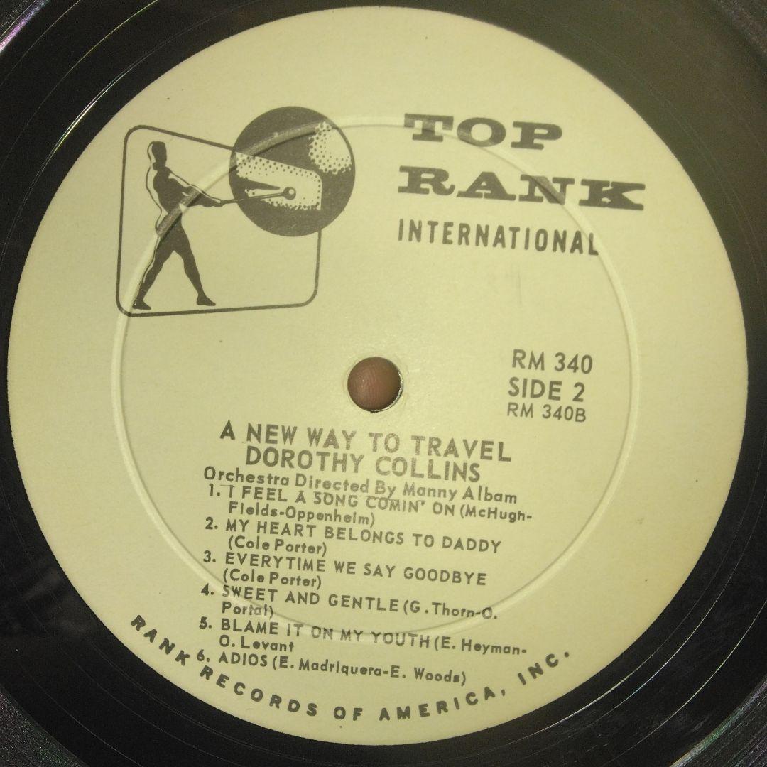 ['60年USモノプロモ盤LP]ドロシー・コリンズ/ニューウェイトゥトラベル