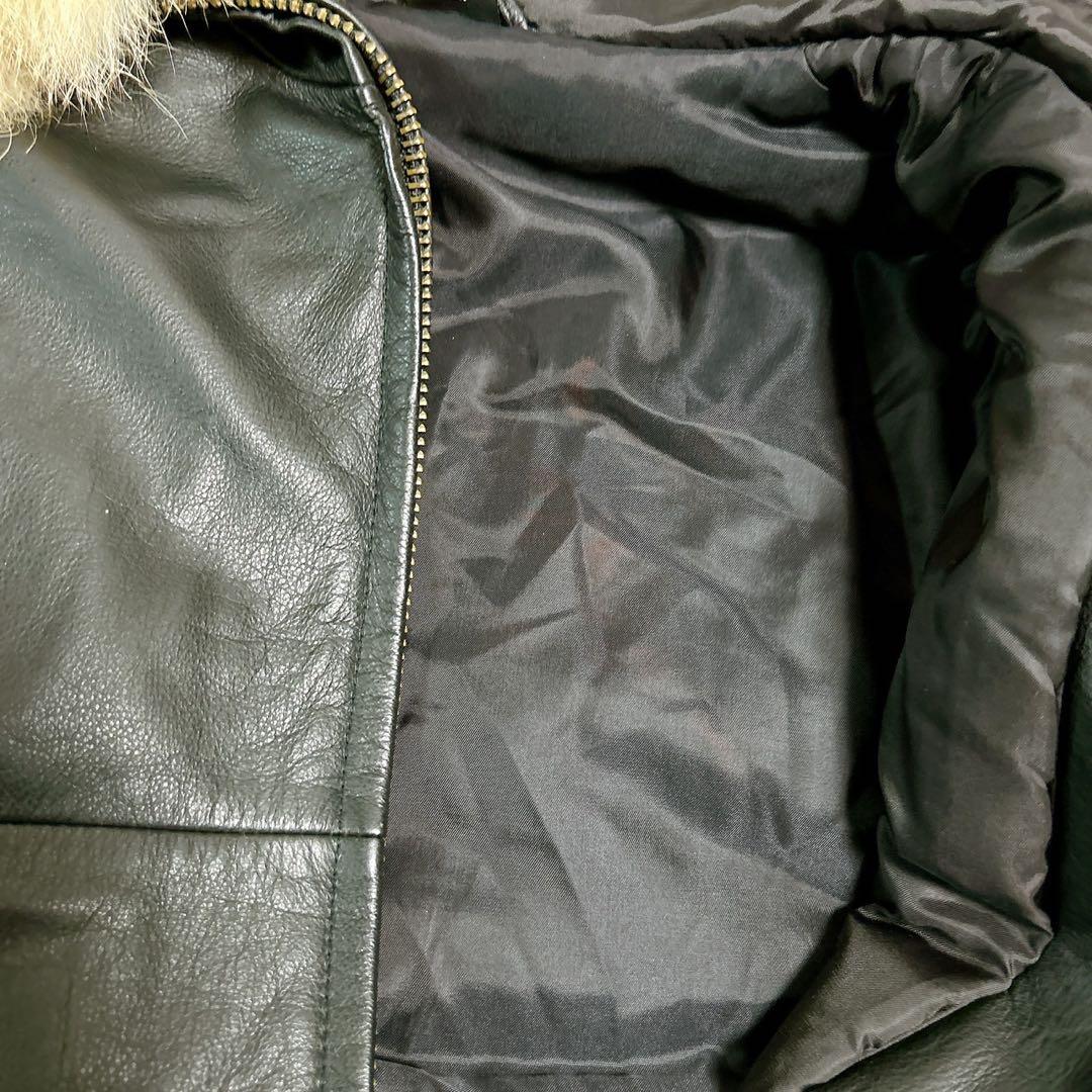 ジャケット・アウター SARCASTIC HOMME leather jacket vintage L