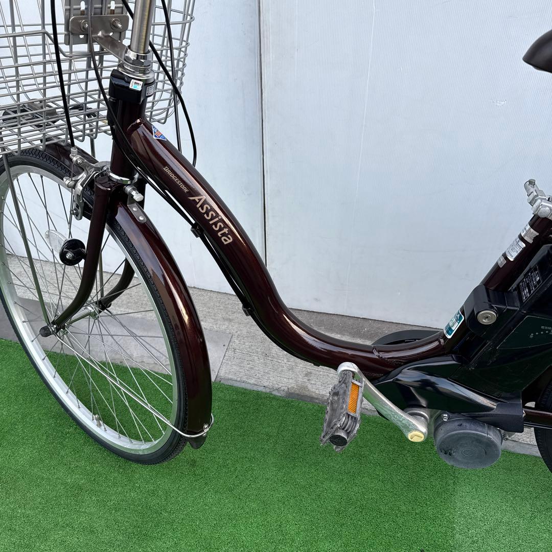 ブリヂストン電動アシスト自転車26インチ ブラウン