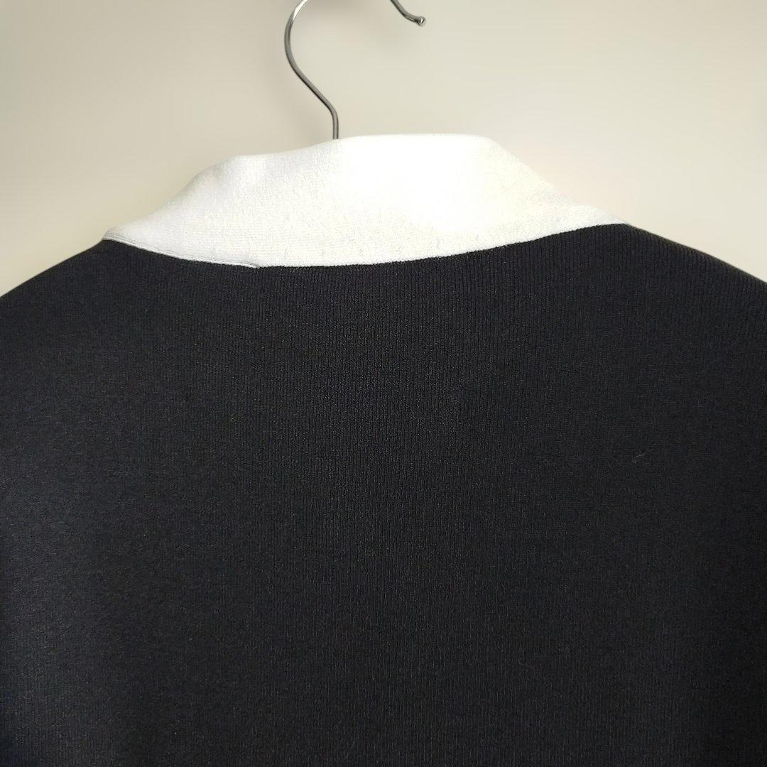 新品未使用ROOM NO.8 BLACK バイカラー スカーフワンピース