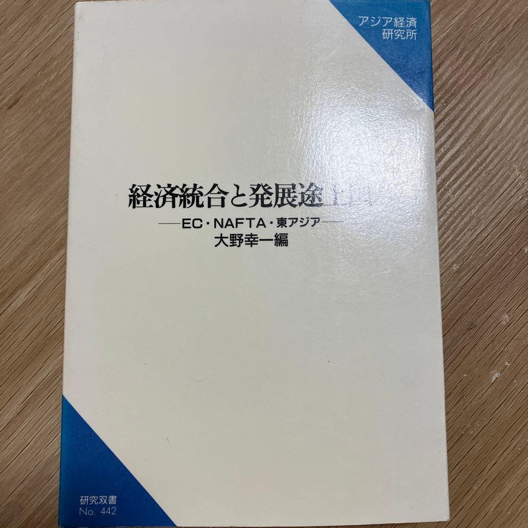 「経済統合と発展途上国」　大野幸一 編