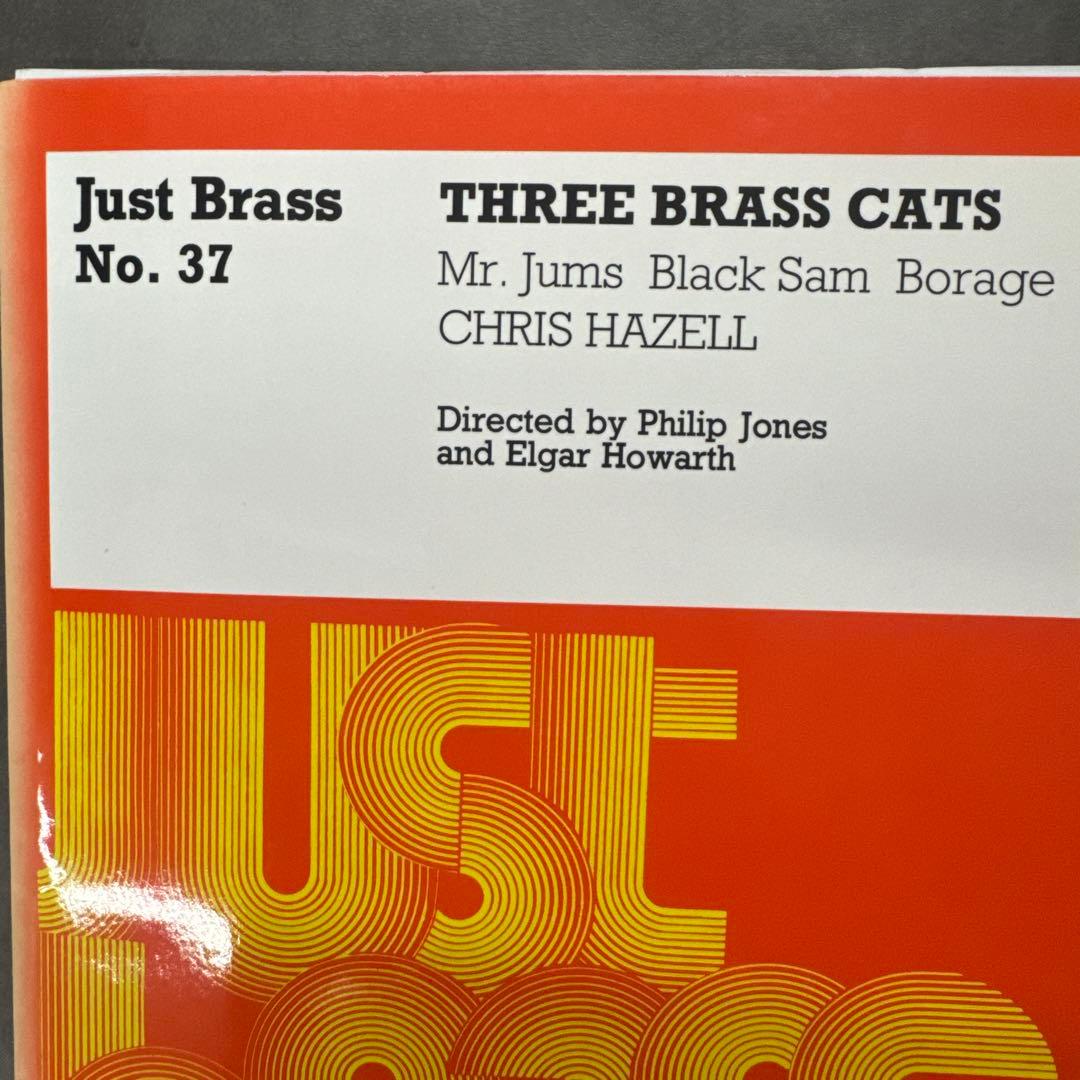 輸入譜Just Brass No. 37 THREE BRASS CATS