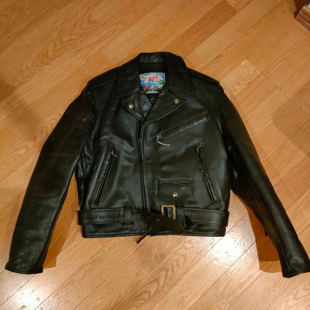 Aero Leather エアロレザー ホースハイド ダブルライダース 36