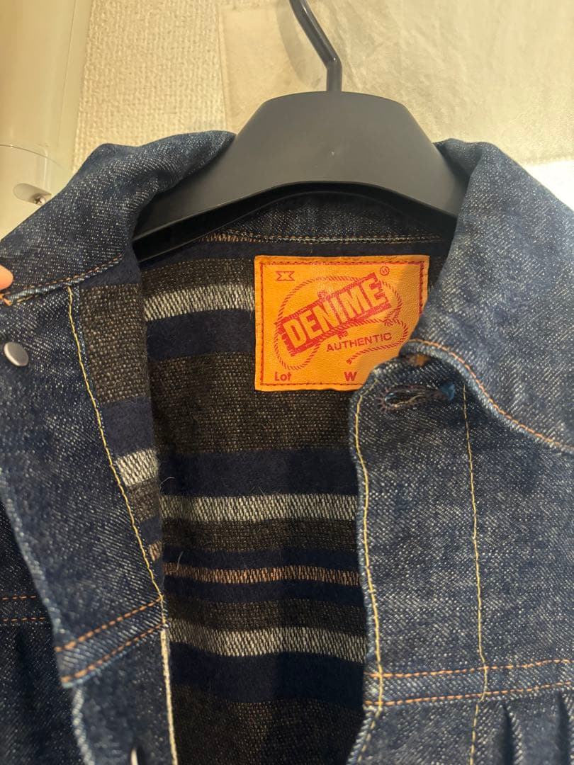 美品Denime デニムジャケット Gジャン インディゴ 日本製 レプリカデニム