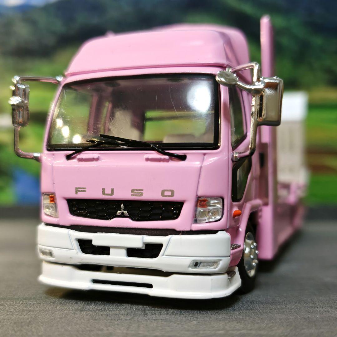 1/64 GCD 三菱ふそう ファイター ダブルレベルトランスポーター[レア]