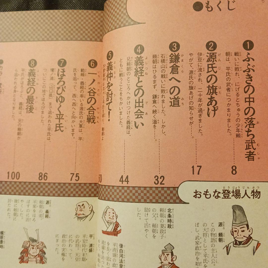 【匿名発送】旧版 学研まんが人物日本史 源頼朝 1989年 田中正雄:まんが