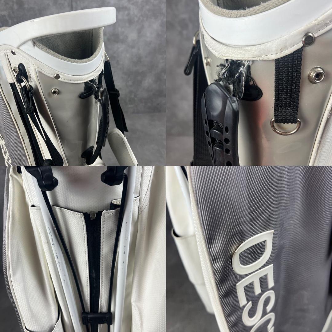 DESCENTE　デサント　スタンド式キャディバッグ　4分割　ゴルフケース