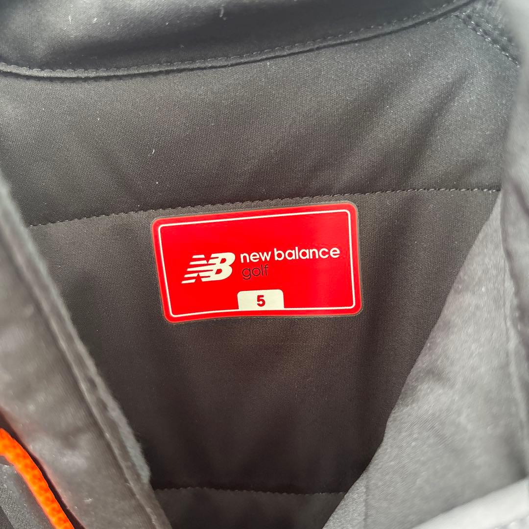 New Balance ゴルフジャケット サイズ5 黒/グレー