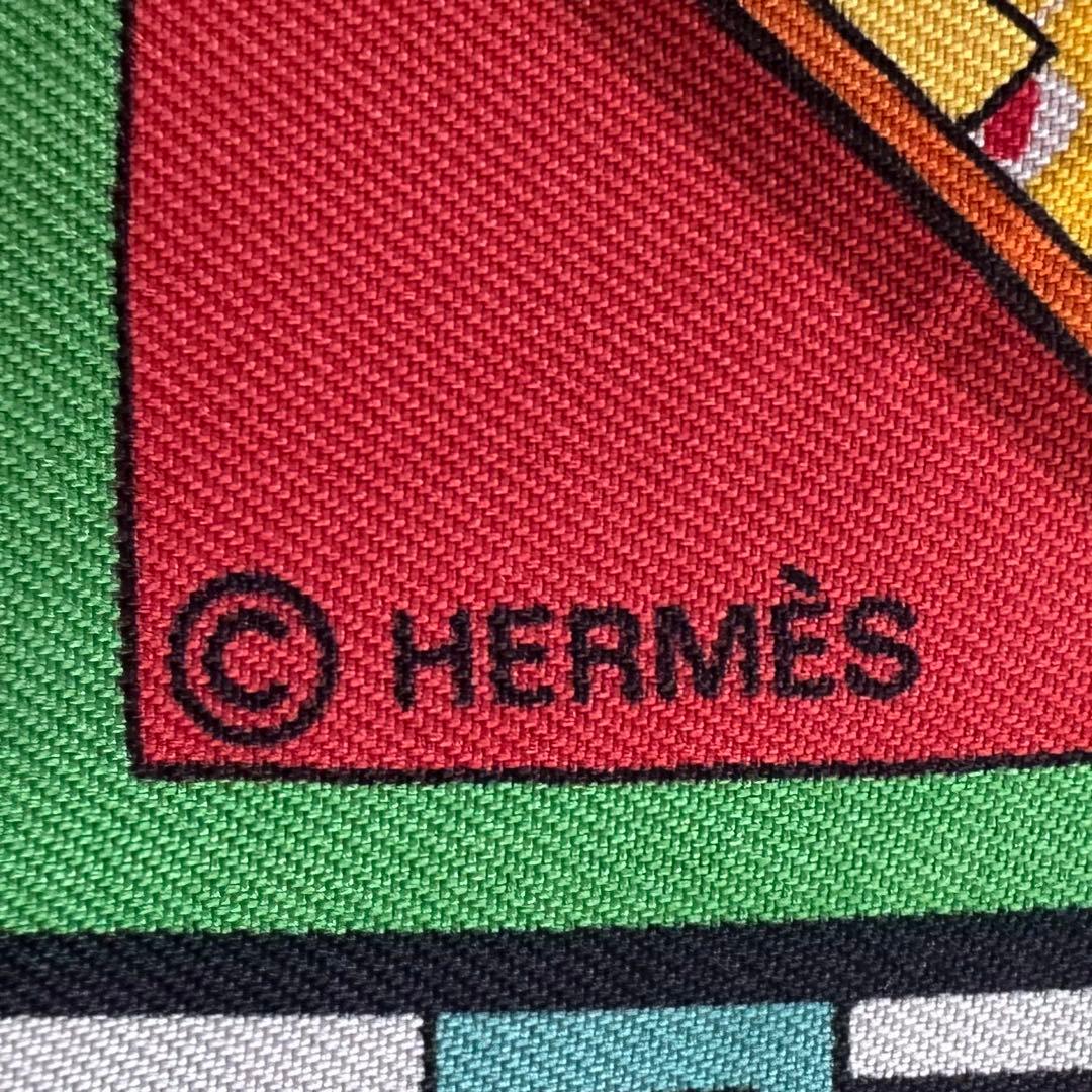 希少✨HERMES エルメス カレ90 大判 スカーフ 神々の音楽 シルク 絹