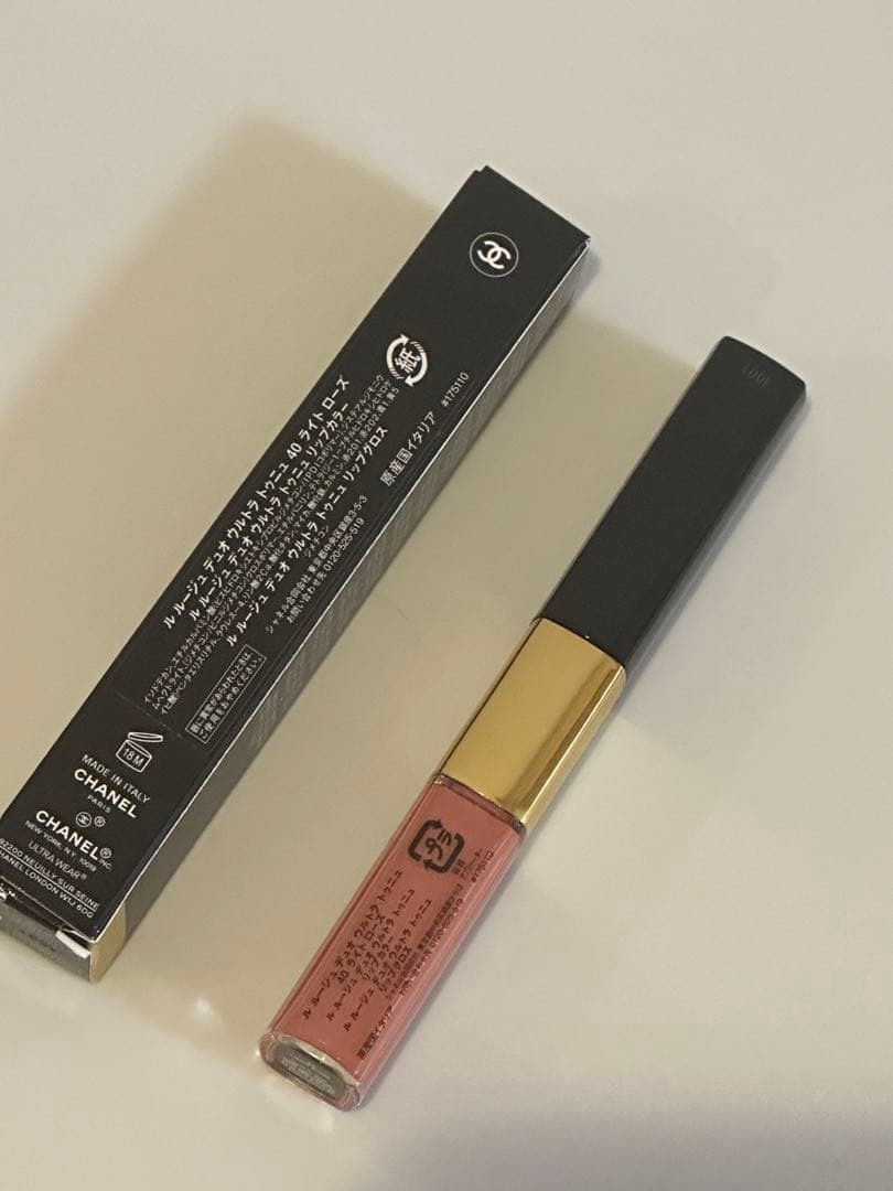 新品 CHANEL ルルージュデュオウルトラトゥニュ 40 ライトローズ