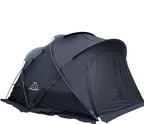 M-④【訳ありUSED】G-tent-M ドームテント 黒 4-6人用