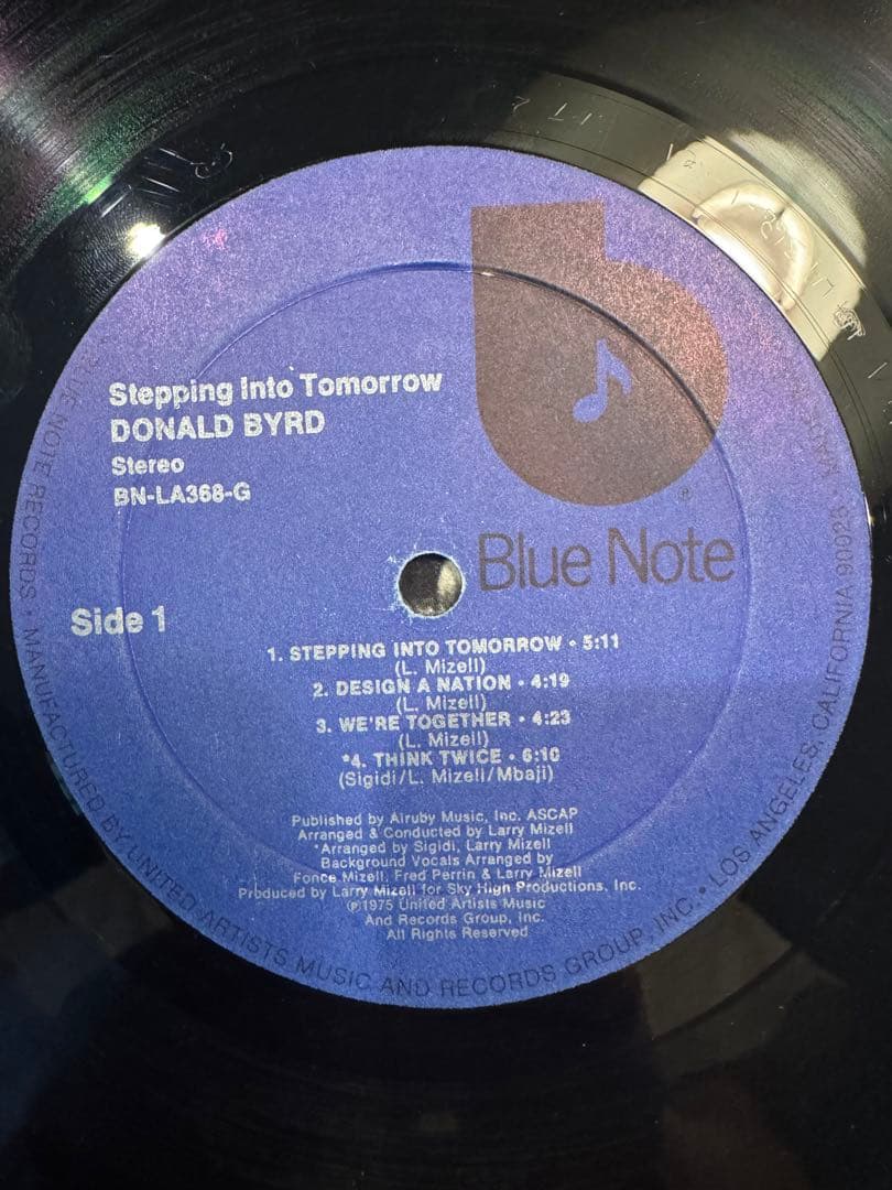 洋楽 Donald Byrd Stepping Into Tomorrow LP