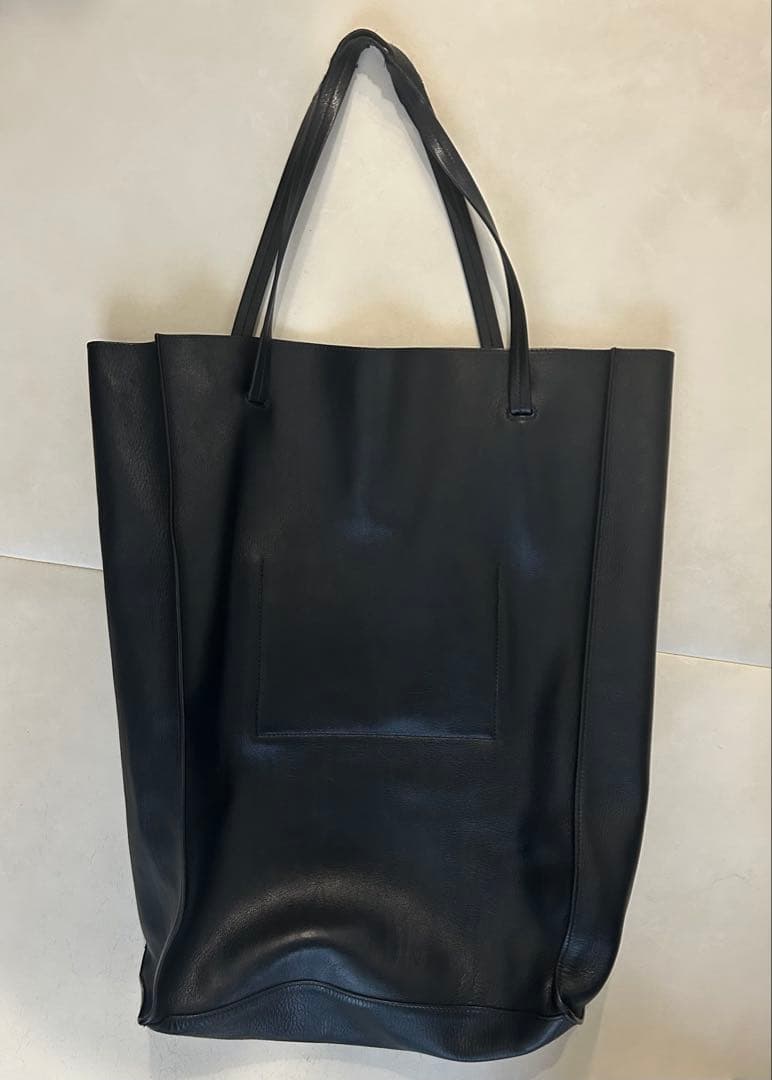 JIL SANDER レザートート ブラック 大容量 A4/PC可 定価19万