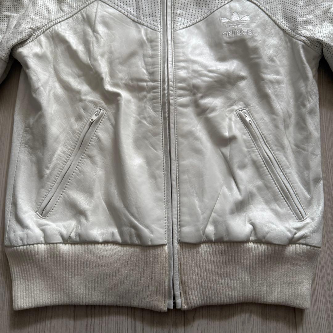 adidas 00's Y2K ラムレザー トラックジャケット ジャージ