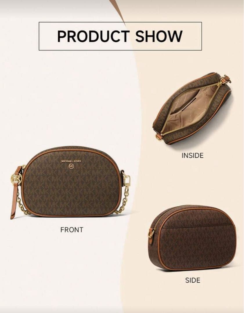 MICHAEL KORS ブラウン ショルダーバッグ