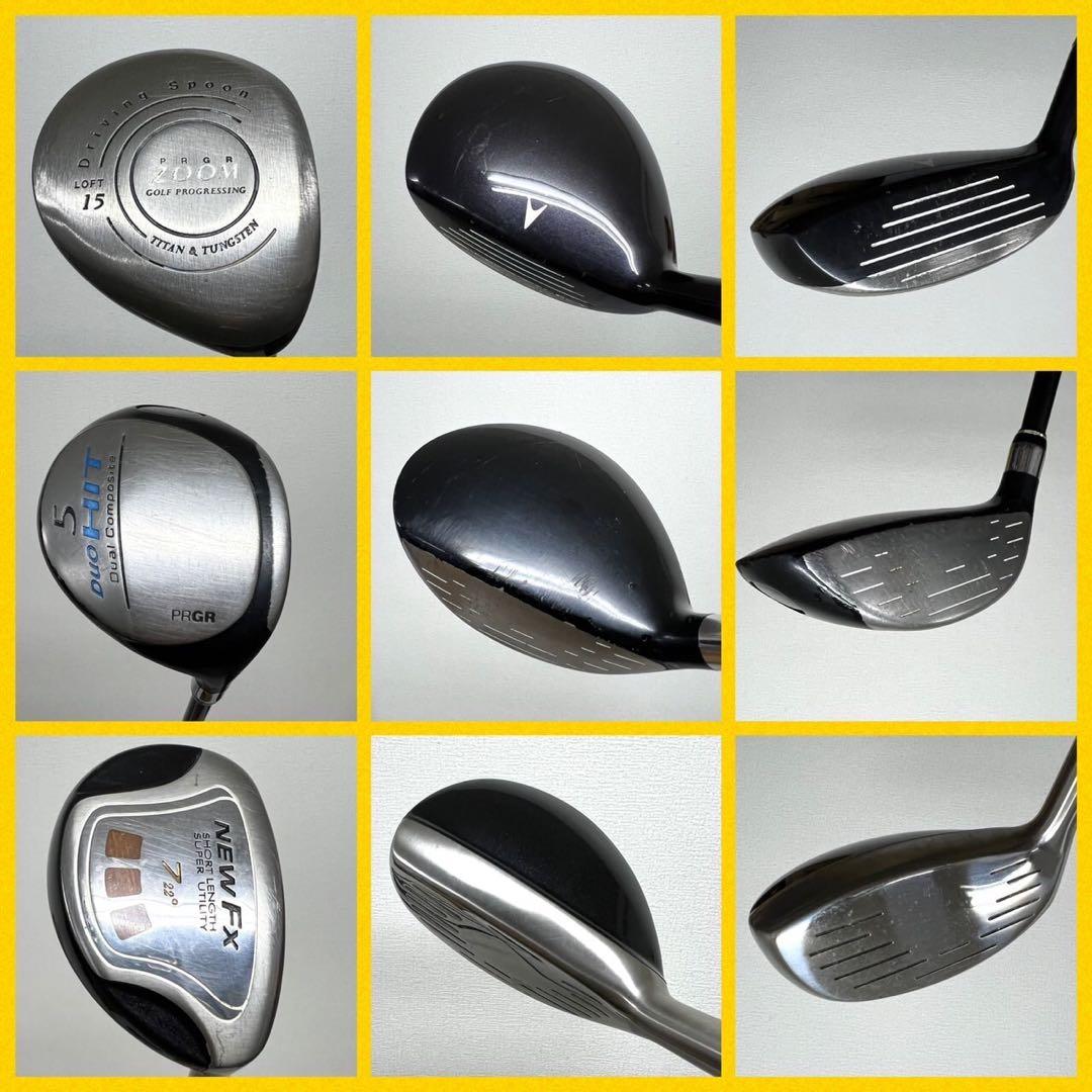 早い者勝ち！プロギアなど 激安ゴルフクラブセット⛳️ドライバー2本付きで超お得！